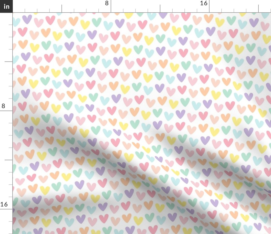 pastel hearts LG - my fave rainbow pastel