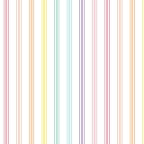 pastel ticking candy stripes - my fave rainbow pastel