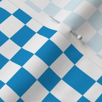 wonky checkerboard (blue)