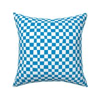 wonky checkerboard (blue)