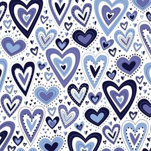 Lovely Hearts (Periwinkle)