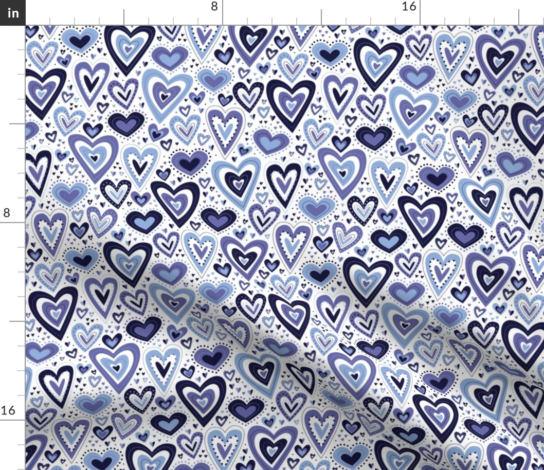 Lovely Hearts (Periwinkle)