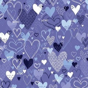 Hearts & Kisses (Periwinkle)