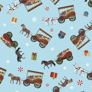 Carriage Ponies Christmas