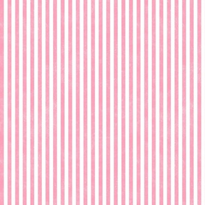 Pajama Stripe - pink and white