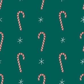 Candy Cane Sparkles, Emerald