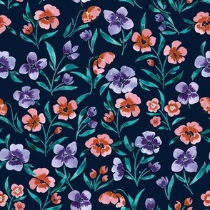 Violet small floral