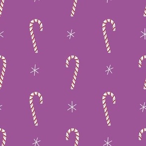 Candy Cane Sparkles, Orchid Purple