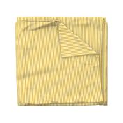 Marigold Yellow Vertical Ticking Stripes