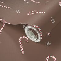 Candy Cane Sparkles, Cocoa Brown