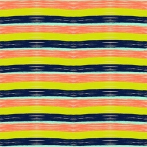 Horizontal Scribble Stripes