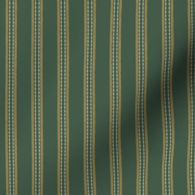 Cottage stripes green