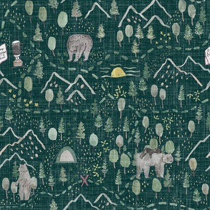 Free to roam *now with more bears* dark green 