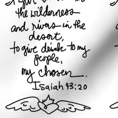 Isaiah 43-20 My Chosen