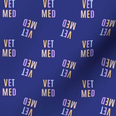 Vet Med Veterinarian Veterinary Medicine Student Colorful Blue Pastel
