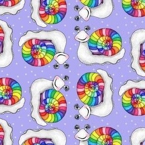 periwinkle rainbow snail