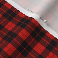 Modern Scottish red and black tartan plaid pattern 