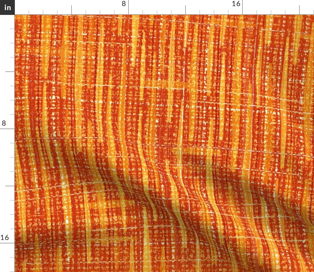 Textured Lines Orange