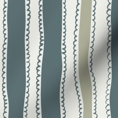 Sage Neutral Stripe