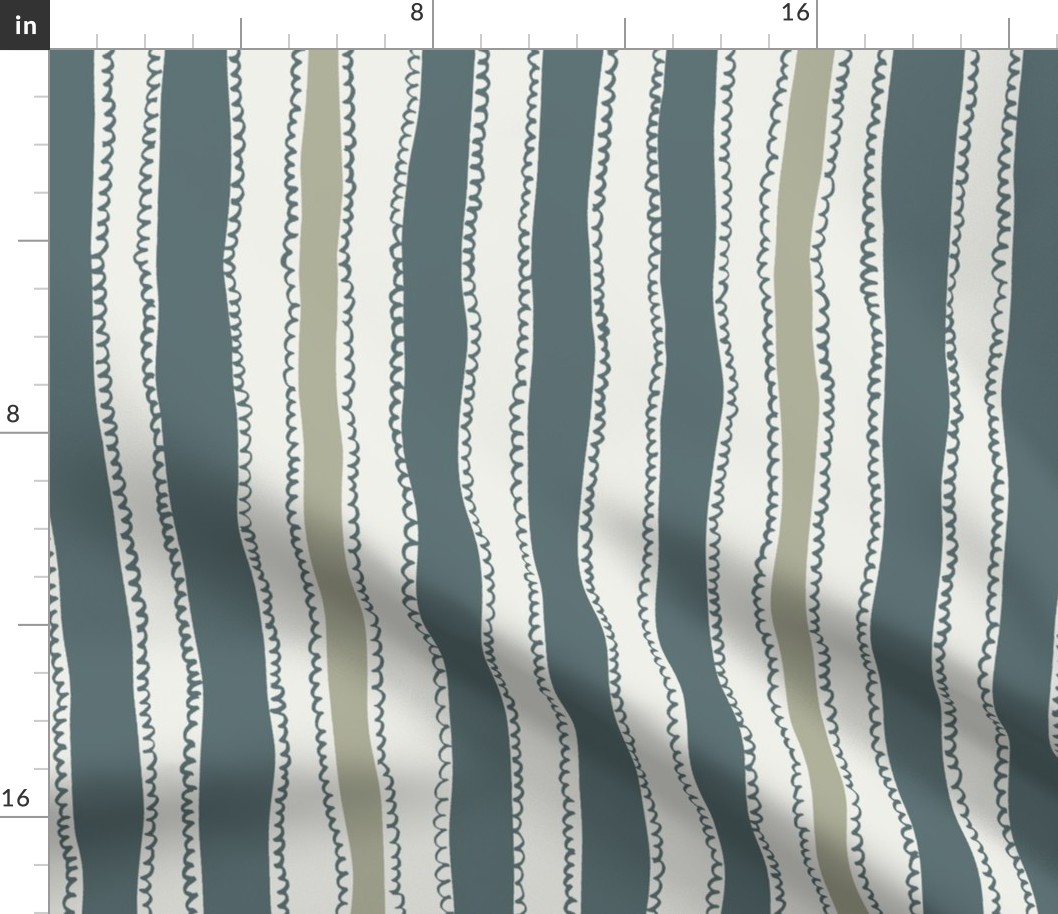 Sage Neutral Stripe