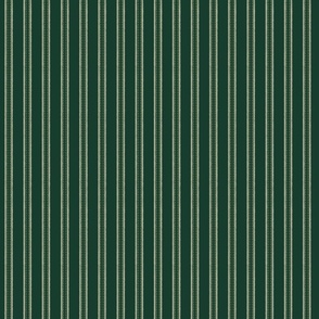 Cottage stripe- dark green