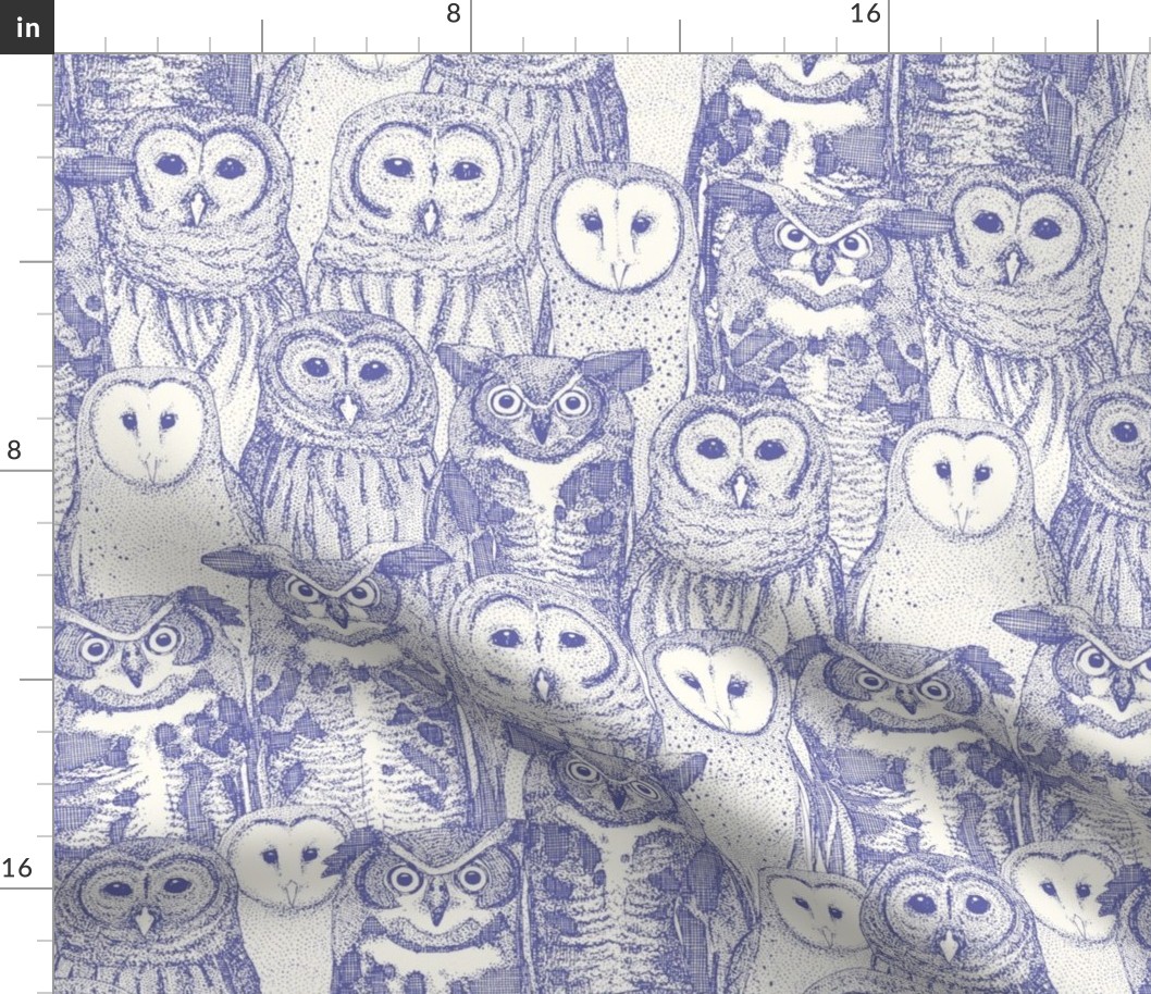 owls NC periwinkle blue