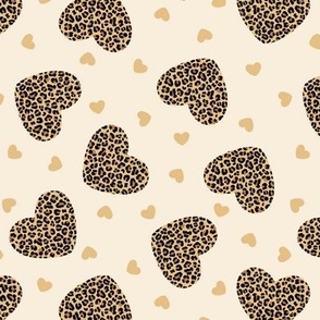 Multi-Color Leopard Print Hearts (Small Size)