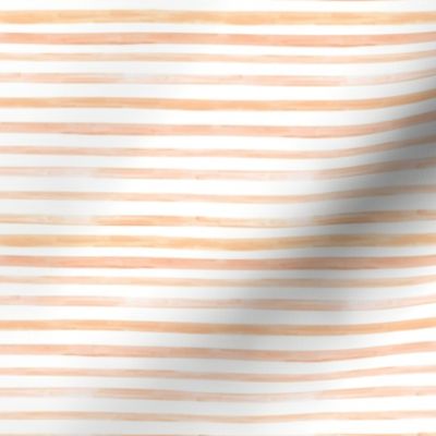 Watercolor Peach Stripes 4x4