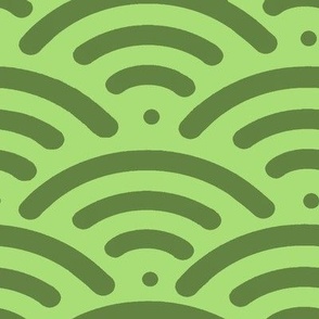Green Wifi Pattern