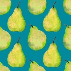 Medium Bartlett Pears, Teal