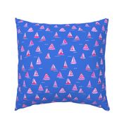 Sailboats Blue