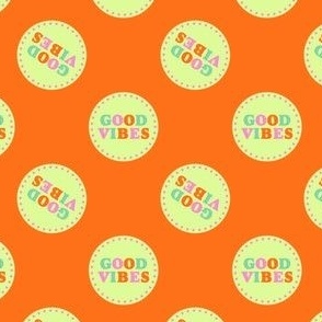 Good Vibes Only Cute Sweet Message Colorful