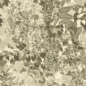 Eco Illustrated Botanical - le Mur du Jardin - Antique White