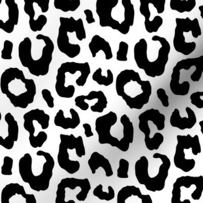 Leopard Print, Black & White