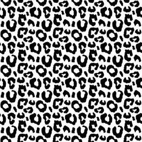 White Leopard Fabric, Wallpaper and Home Decor | Spoonflower