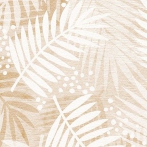 Taupe Palms - Large scale