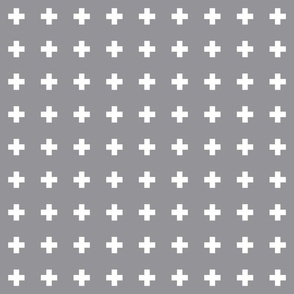 ultimate gray swiss cross - pantone color of the year 2021