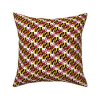 Maryland Flag- 3" x 2" Repeat Pattern
