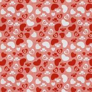 Valentine Duck Hearts - Red