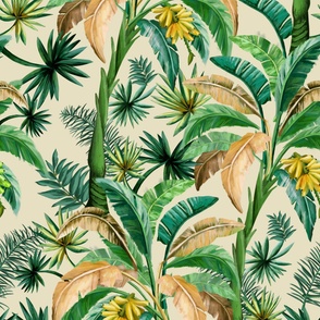 Palm tree retro vintage tropical Life-Green