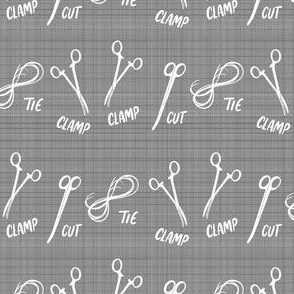 Clamp clamp cut tie