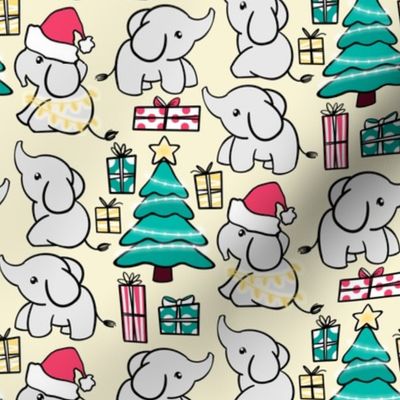 Baby Christmas Elephants 