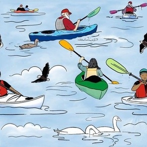 Sheba the Duck goes Kayaking
