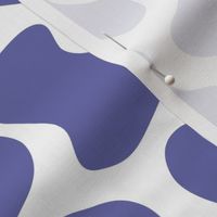 Cow Print Periwinkle Large
