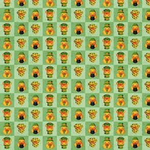 St. Patrick's Day Rubber Duck Checkerboard