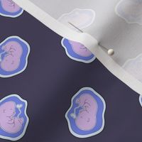 Purple Baby Catcher Fetus Fetal OBGYN Obstetrics Gynecology