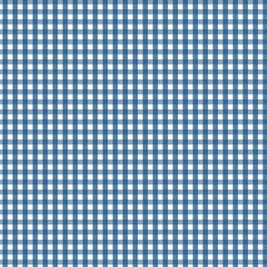 classic blue tiny gingham - pantone color of the year 2020