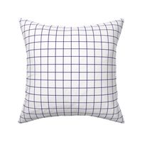 ultra violet windowpane grid 1" - pantone color of the year 2018