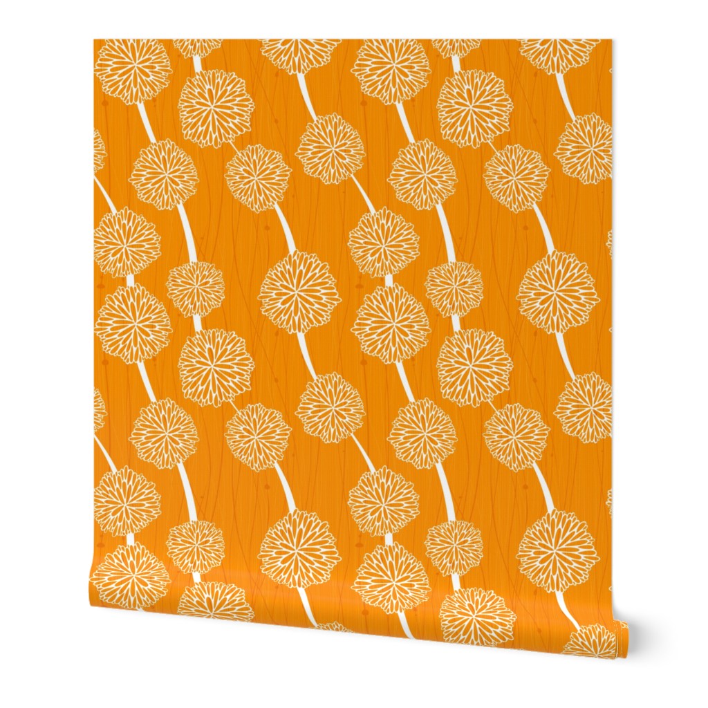 Pom Poms - Small Orange  by Friztin