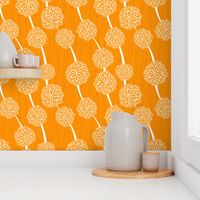 Pom Poms - Small Orange  by Friztin